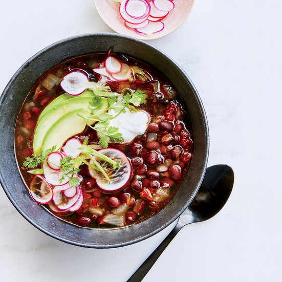 Black bean and chorizo soup