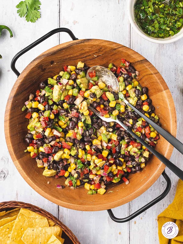Black bean and corn salsa