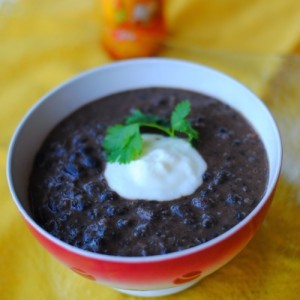 Black bean and ham bone soup