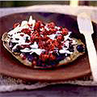 Black bean and queso tostadas