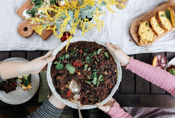 Black bean and quinoa chilli