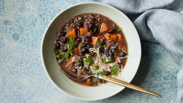 Black-bean and sweet-potato stew