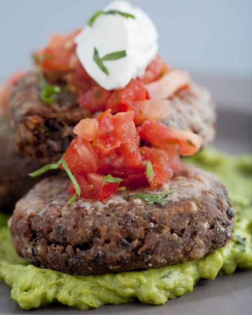 Black bean cakes