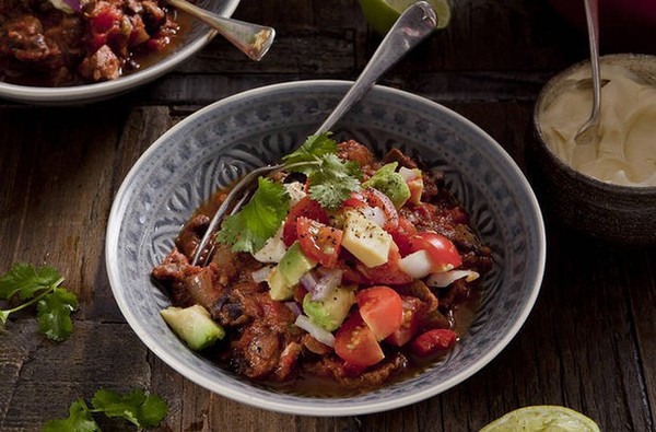 Black bean chilli 