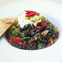 Black bean chilli