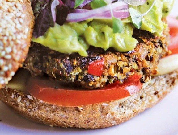Black bean-hemp protein patties