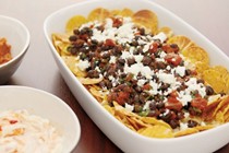 Black bean nachos