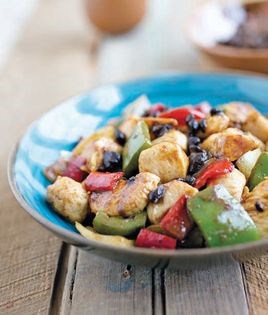 Black bean sauce chicken