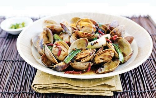 Black bean sauce clams