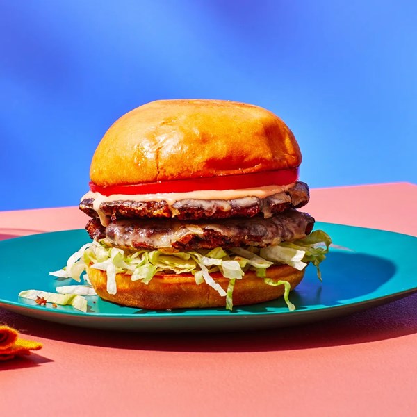 Black bean smash burger 