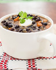 Black bean soup