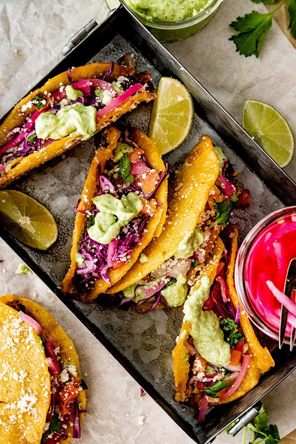 Black bean tacos