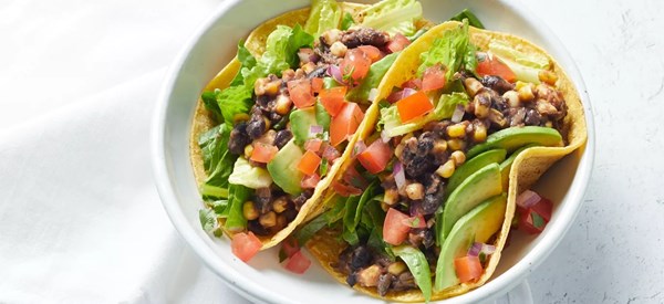 Black bean tacos