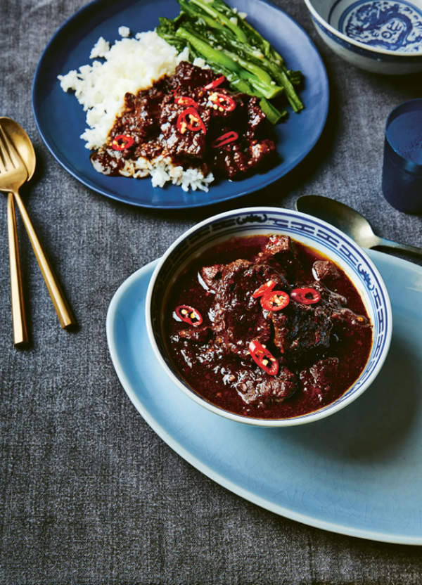 Black beef stew