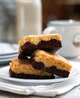 Black-bottom blondies