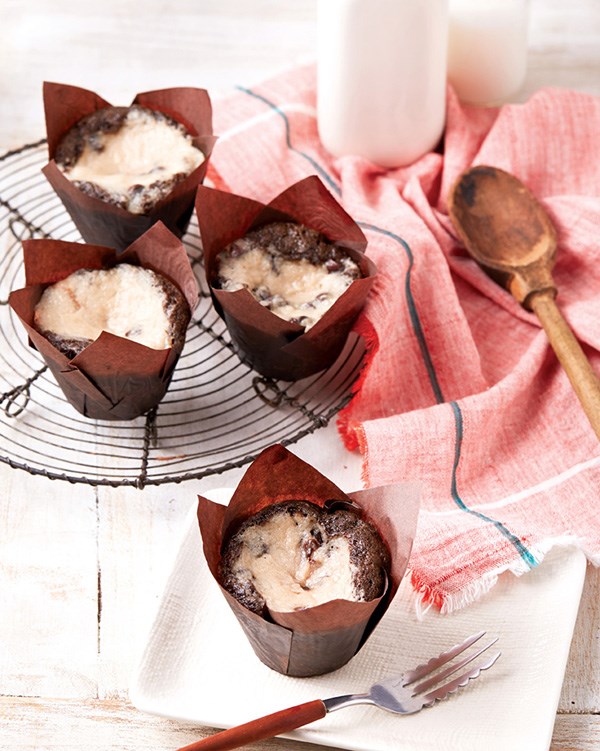 Black bottom cupcakes