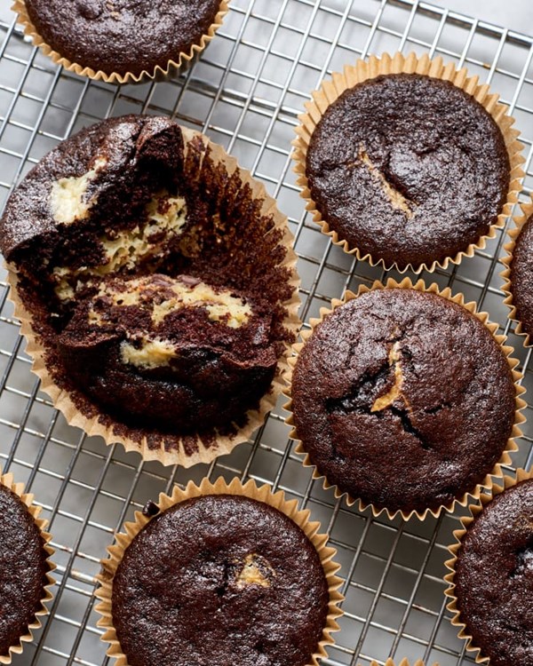Black bottom cupcakes