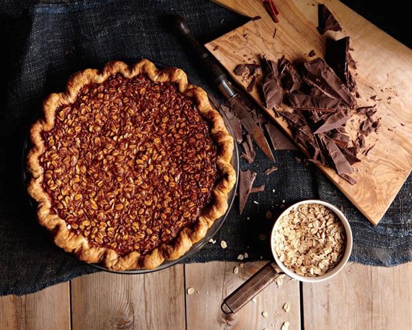 Black bottom oatmeal pie