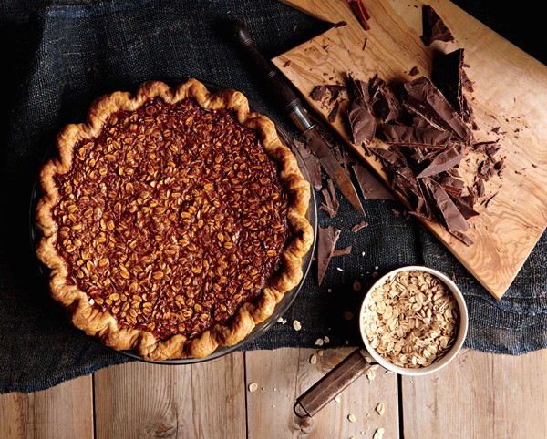 Black bottom oatmeal pie 
