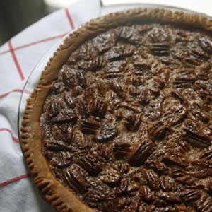 Black bottom pecan pie