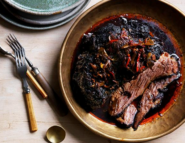 Black braised brisket