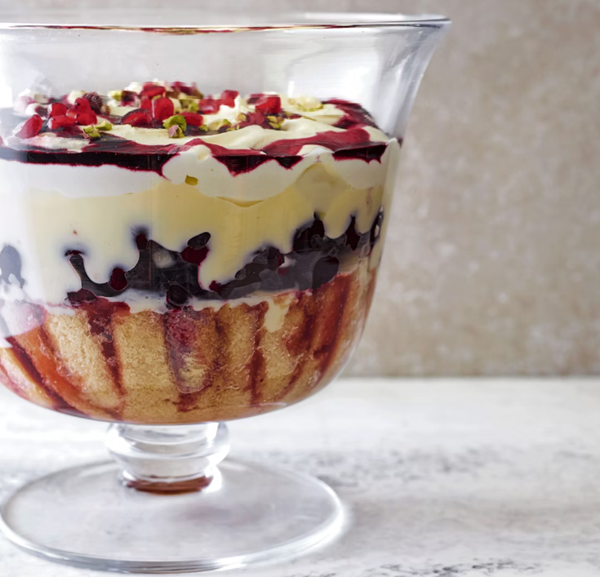 Black cherry trifle