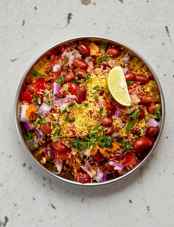 Black chickpea salad (Kala channa masala)