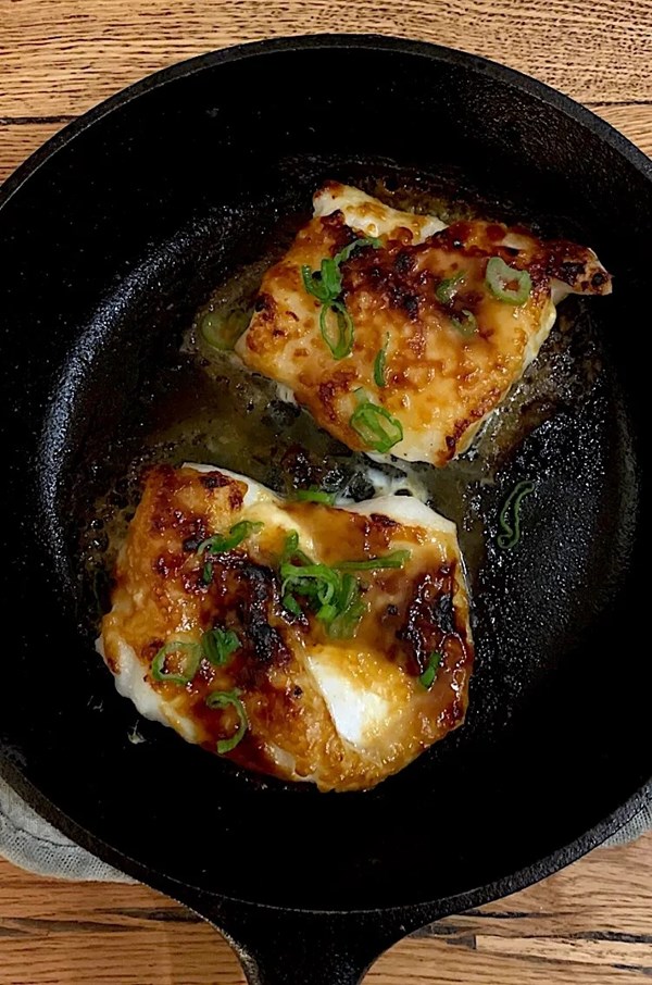 Black cod broiled with miso