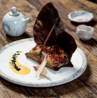 Black cod in citrus miso
