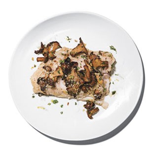 Black cod with chanterelle ragout
