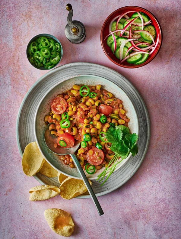 Black-eyed bean curry (Lobia)