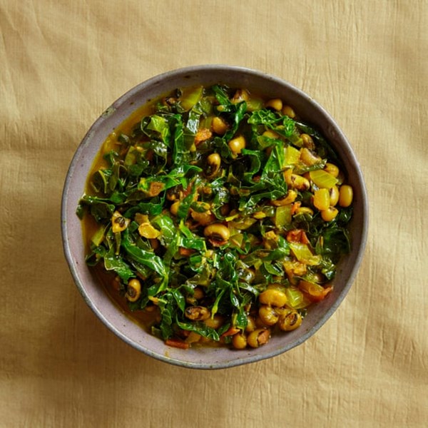 Black-eyed beans with cavolo nero