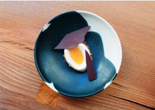 Black-eyed pea, dark chocolate, and cèpes [Jeremy Chan]