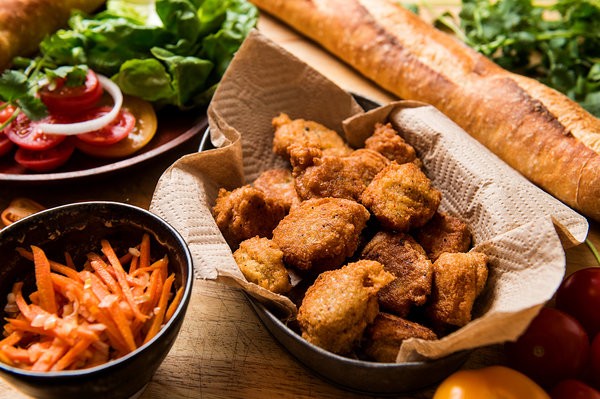 Black-eyed pea fritters