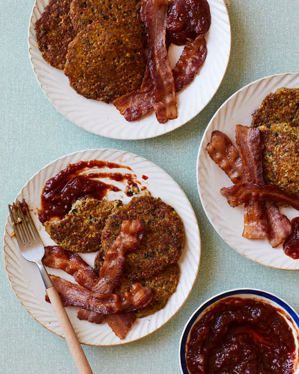 Black-eyed pea griddle cakes