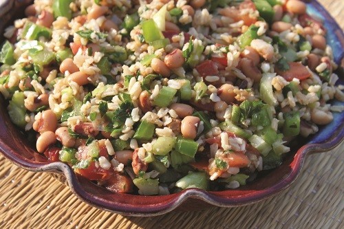 Black-eyed pea salad