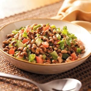 Black-eyed pea salad