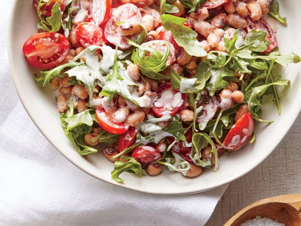 Black-eyed pea salad