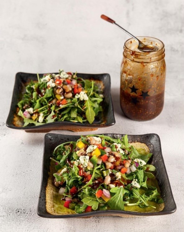 Black-eyed pea salad
