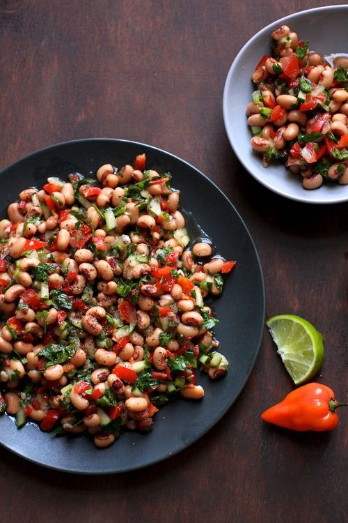 Black-eyed pea salad