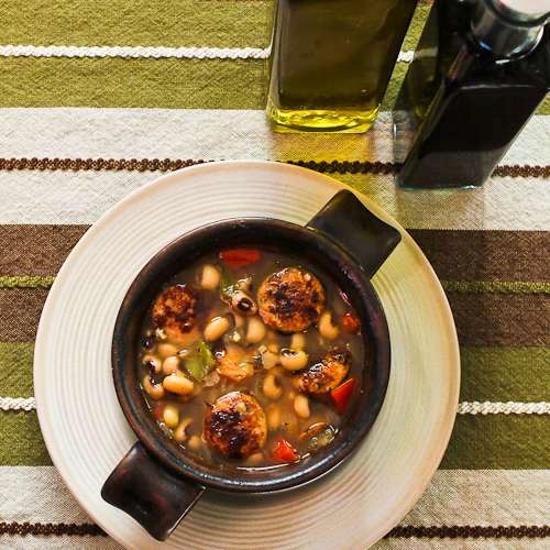 Black-eyed pea soup 