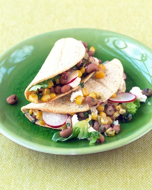 Black-eyed pea tacos