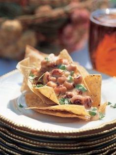 Black-eyed peas con queso