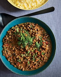 Black-eyed peas with coconut milk and Ethiopian spices