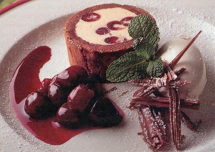 Black forest Arctic roll