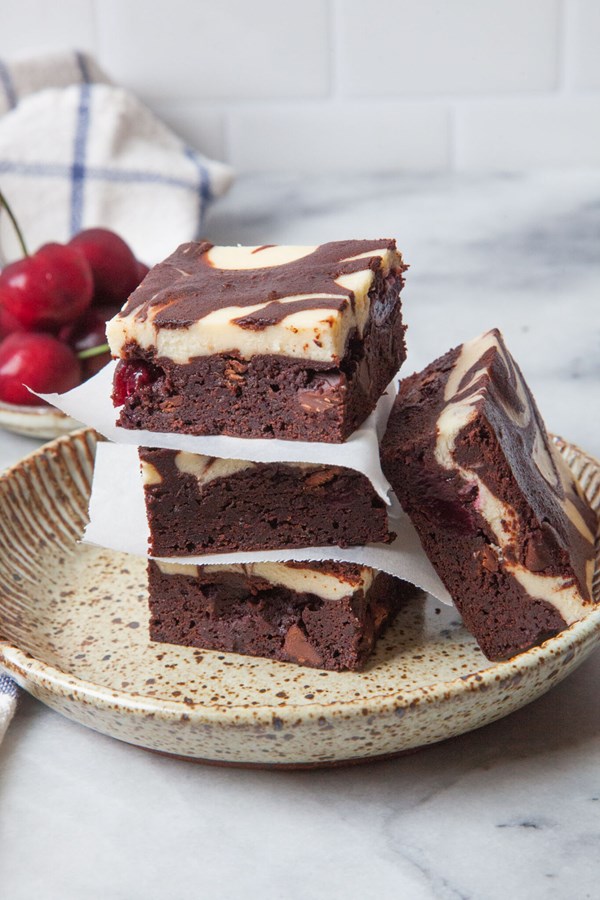 Black Forest brownies