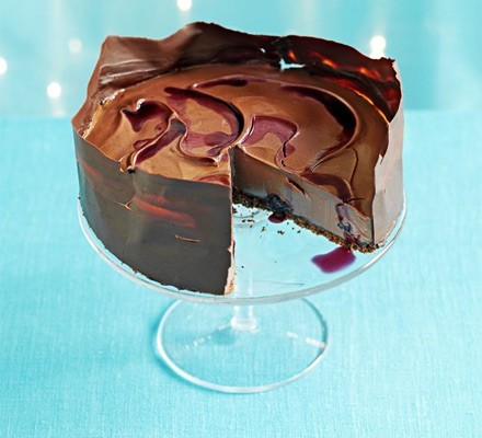 Black Forest cheesecake