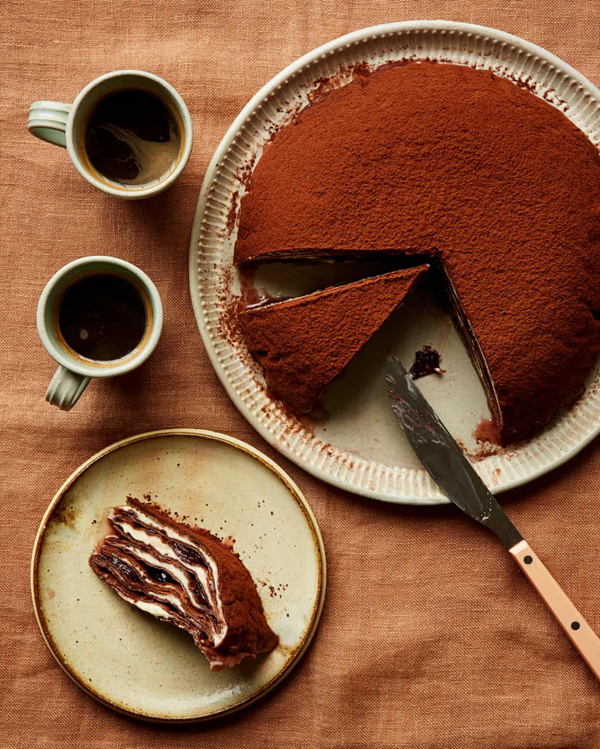 Black Forest crepe cake