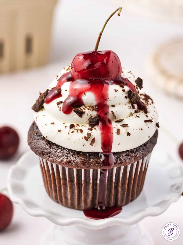 Black Forest cupcakes