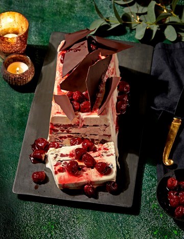 Black Forest ice cream terrine